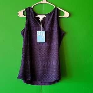 Market & Spruce, navy sleeveless blouse, XS